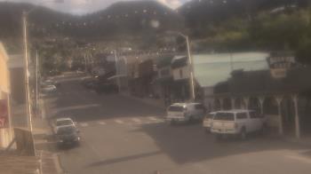 Weather camera view of Overland Hotel.