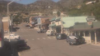 Weather camera view of Overland Hotel.