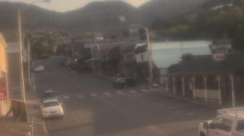 Weather camera view of Overland Hotel.