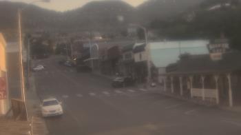 Weather camera view of Overland Hotel.