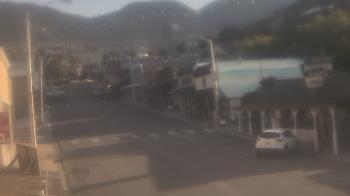 Weather camera view of Overland Hotel.