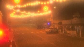 Weather camera view of Overland Hotel.