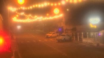 Weather camera view of Overland Hotel.