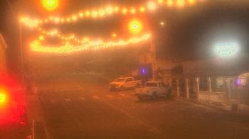 Weather camera view of Overland Hotel.