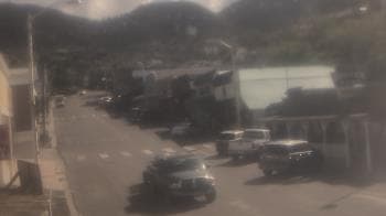 Weather camera view of Overland Hotel.