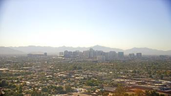 Weather camera view of Phoenix Children`s Hospital.