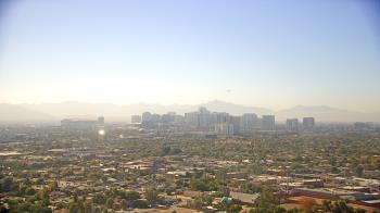 Weather camera view of Phoenix Children`s Hospital.