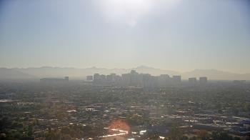 Weather camera view of Phoenix Children`s Hospital.