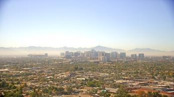 Weather camera view of Phoenix Children`s Hospital.