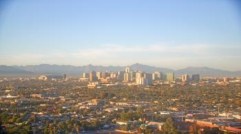 Weather camera view of Phoenix Children`s Hospital.