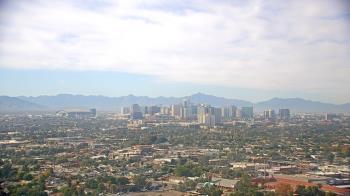 Weather camera view of Phoenix Children`s Hospital.