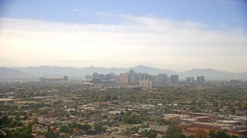 Weather camera view of Phoenix Children`s Hospital.