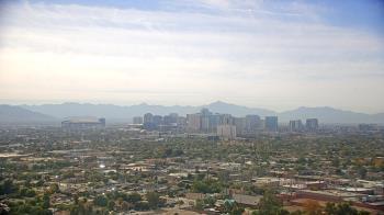 Weather camera view of Phoenix Children`s Hospital.