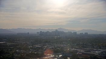 Weather camera view of Phoenix Children`s Hospital.