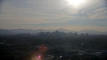 Weather camera view of Phoenix Children`s Hospital.