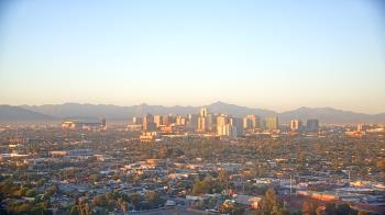 Weather camera view of Phoenix Children`s Hospital.
