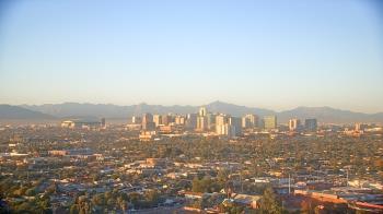 Weather camera view of Phoenix Children`s Hospital.