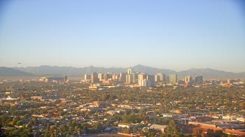 Weather camera view of Phoenix Children`s Hospital.