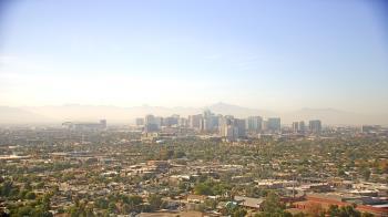Weather camera view of Phoenix Children`s Hospital.