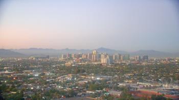 Weather camera view of Phoenix Children`s Hospital.