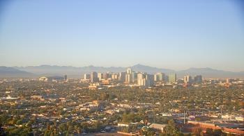 Weather camera view of Phoenix Children`s Hospital.