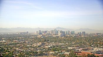 Weather camera view of Phoenix Children`s Hospital.