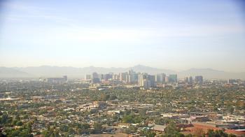 Weather camera view of Phoenix Children`s Hospital.