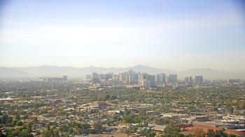 Weather camera view of Phoenix Children`s Hospital.