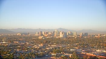 Weather camera view of Phoenix Children`s Hospital.