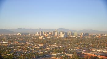 Weather camera view of Phoenix Children`s Hospital.