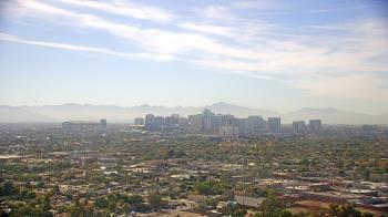 Weather camera view of Phoenix Children`s Hospital.