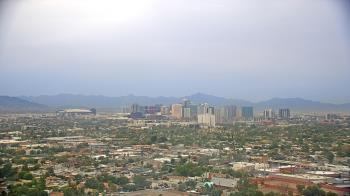 Weather camera view of Phoenix Children`s Hospital.