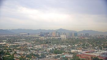 Weather camera view of Phoenix Children`s Hospital.