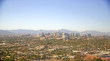 Weather camera view of Phoenix Children`s Hospital.