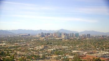 Weather camera view of Phoenix Children`s Hospital.
