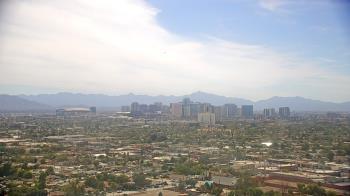Weather camera view of Phoenix Children`s Hospital.