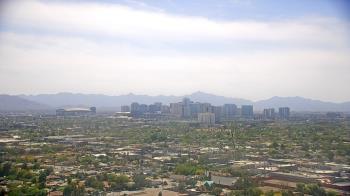Weather camera view of Phoenix Children`s Hospital.