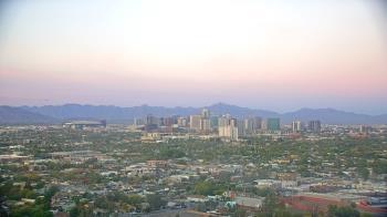 Weather camera view of Phoenix Children`s Hospital.