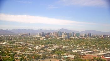 Weather camera view of Phoenix Children`s Hospital.