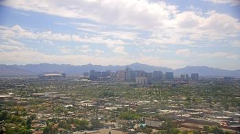Weather camera view of Phoenix Children`s Hospital.