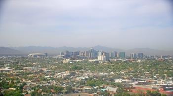 Weather camera view of Phoenix Children`s Hospital.