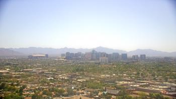 Weather camera view of Phoenix Children`s Hospital.