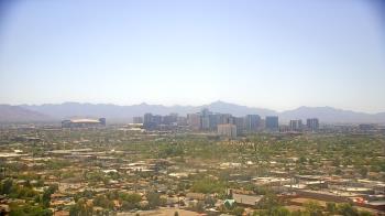 Weather camera view of Phoenix Children`s Hospital.
