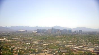 Weather camera view of Phoenix Children`s Hospital.
