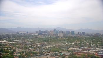 Weather camera view of Phoenix Children`s Hospital.