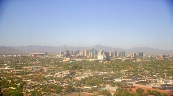 Weather camera view of Phoenix Children`s Hospital.