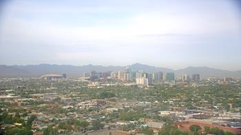 Weather camera view of Phoenix Children`s Hospital.