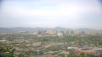 Weather camera view of Phoenix Children`s Hospital.