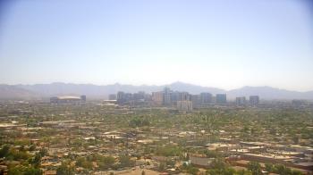 Weather camera view of Phoenix Children`s Hospital.