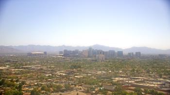 Weather camera view of Phoenix Children`s Hospital.